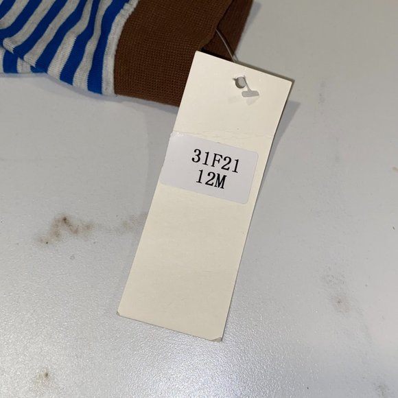 Boys Striped BEAR One Piece Longall NWT - Picture 4 of 8